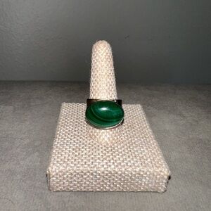 Malachite & Sterling Silver Ring by Jay King